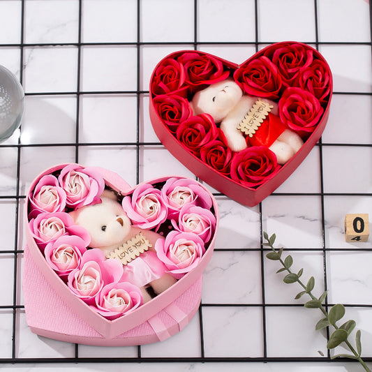 Eternal Love Heart Rose Box