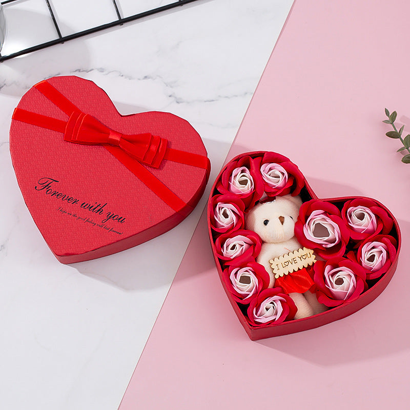 Eternal Love Heart Rose Box