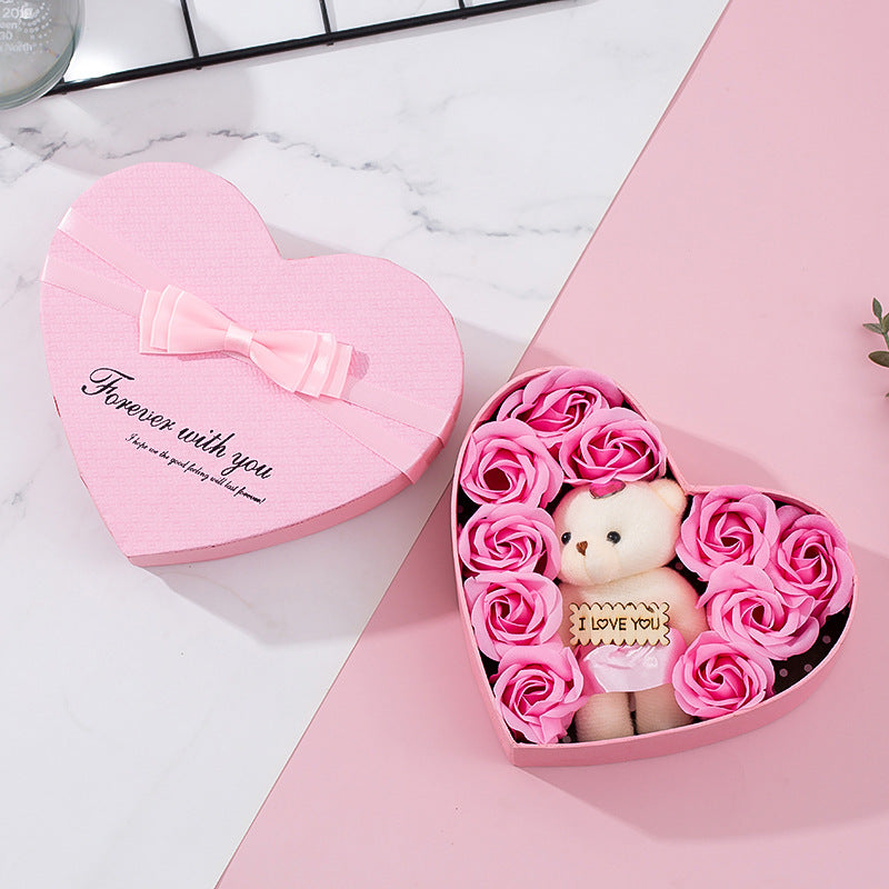 Eternal Love Heart Rose Box