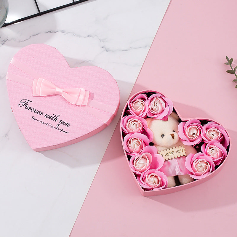 Eternal Love Heart Rose Box