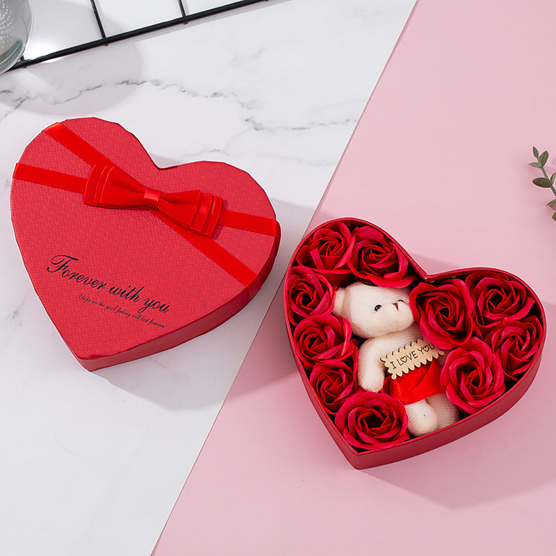 Eternal Love Heart Rose Box
