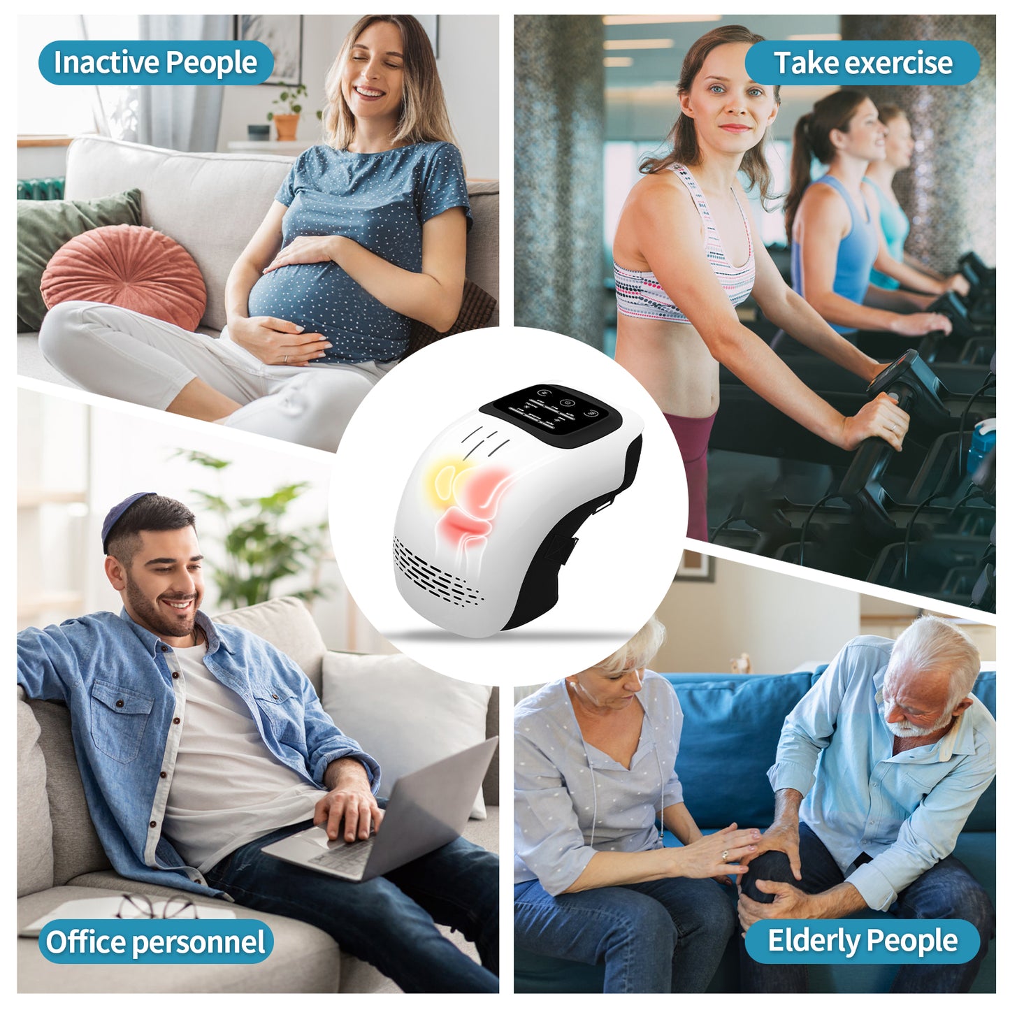 SmartRelief Pro Knee Massager